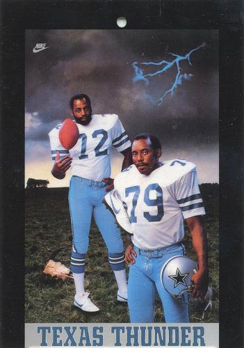 1982-92 Nike Poster Cards #290242 Ed Jones / Harvey Martin Front