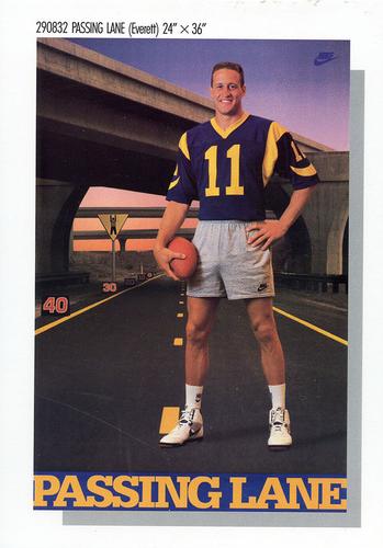 1982-92 Nike Poster Cards #290832 Jim Everett Front