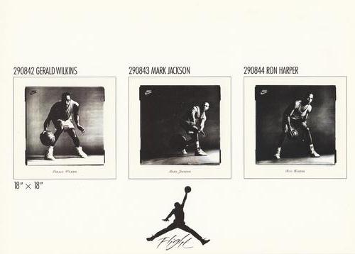 1982-92 Nike Poster Cards #290842 Gerald Wilkins / Mark Jackson / Ron Harper Front