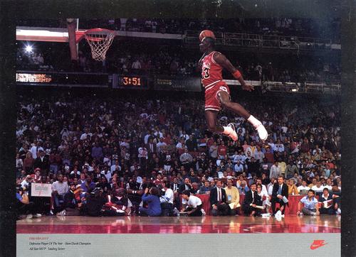 1982-92 Nike Poster Cards #290883 Michael Jordan Front