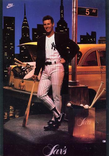 1982-92 Nike Poster Cards #290895 Steve Sax Front