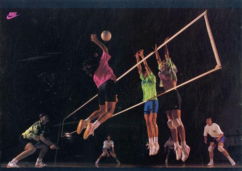 1982-92 Nike Poster Cards #290897 Womens Volleyball Front