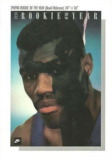 1982-92 Nike Poster Cards #290910 David Robinson Front