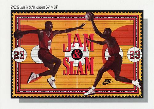 1982-92 Nike Poster Cards #290922 Michael Jordan Front