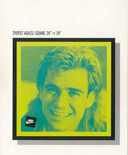 1982-92 Nike Poster Cards #290937 Andre Agassi Front