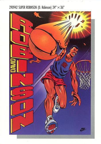 1982-92 Nike Poster Cards #290942 David Robinson Front