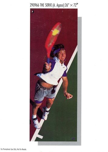 1982-92 Nike Poster Cards #290966 Andre Agassi Front