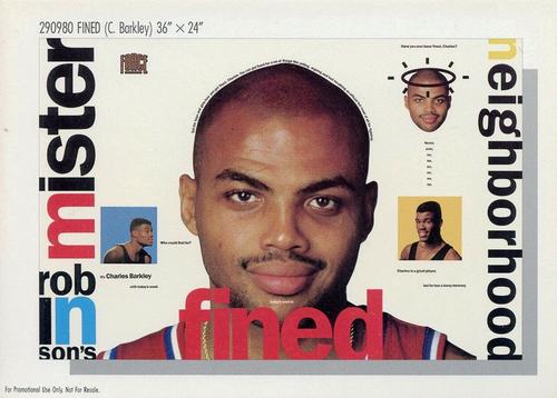 1982-92 Nike Poster Cards #290980 Charles Barkley Front