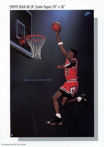 1982-92 Nike Poster Cards #290995 Scottie Pippen Front