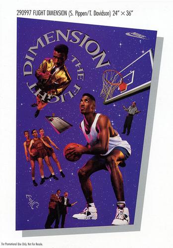 1982-92 Nike Poster Cards #290997 Scottie Pippen Front
