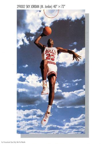 1982-92 Nike Poster Cards #291002 Michael Jordan Front