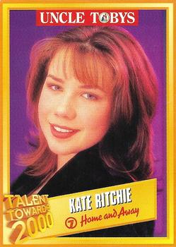 1997 Uncle Tobys Talent Towards 2000 #15 Kate Ritchie Front