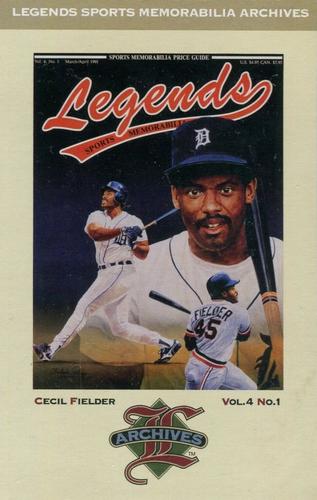 1992-93 Legends Sports Memorabilia Archives Postcards #8 Cecil Fielder Front