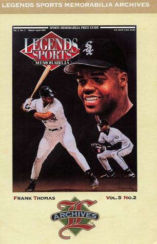 1992-93 Legends Sports Memorabilia Archives Postcards #10 Frank Thomas Front