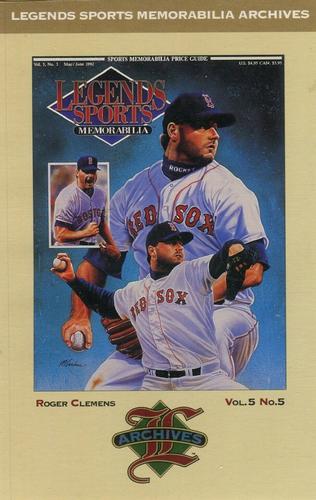 1992-93 Legends Sports Memorabilia Archives Postcards #13 Roger Clemens Front