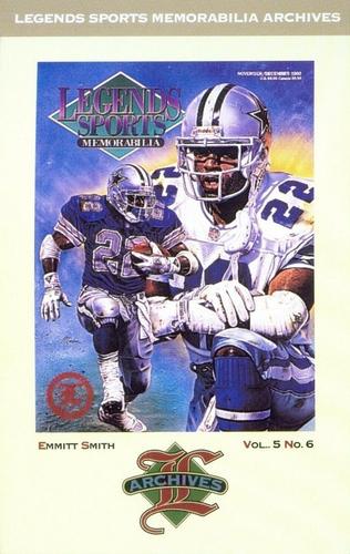 1992-93 Legends Sports Memorabilia Archives Postcards #17 Emmitt Smith Front