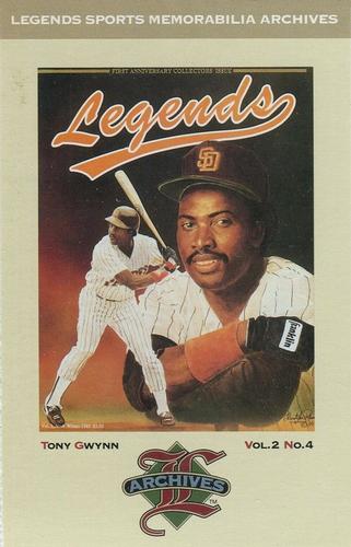 1992-93 Legends Sports Memorabilia Archives Postcards #3 Tony Gwynn Front