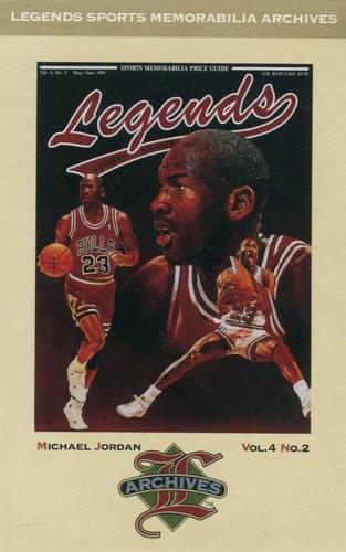 1992-93 Legends Sports Memorabilia Archives Postcards #6 Michael Jordan Front