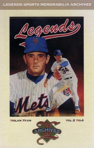 1992-93 Legends Sports Memorabilia Archives Postcards #5 Nolan Ryan Front