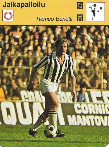1980 Sportscaster Series 104 Finnish #104-2480 Romeo Benetti Front