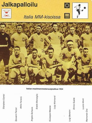 1980 Sportscaster Series 109 Finnish #109-2615 Italia MM-kisoissa Front