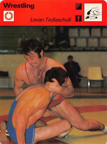 1977-80 Sportscaster Series 87 (UK) #87-19 Levan Tediaschvili Front