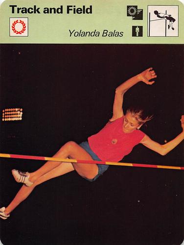 1977-80 Sportscaster Series 14 (UK) #14-01 Yolanda Balas Front