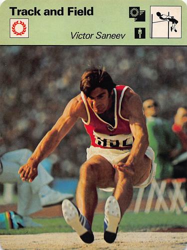 1977-80 Sportscaster Series 14 (UK) #14-08 Victor Saneev Front