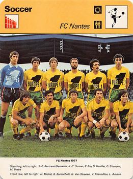 1977-80 Sportscaster Series 32 (UK) #32-09 FC Nantes Front