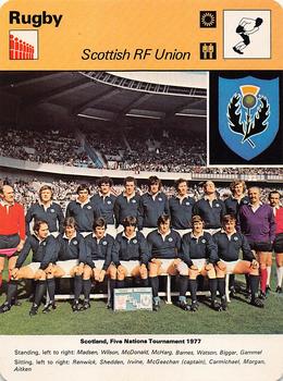 1977-80 Sportscaster Series 32 (UK) #32-11 Scottish RF Union Front