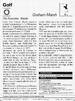 1977-80 Sportscaster Series 32 (UK) #32-23 Graham Marsh Back