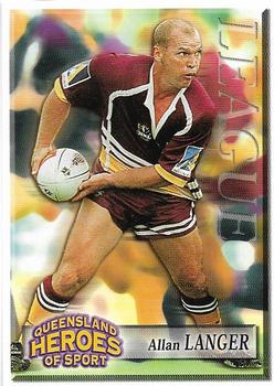 2002 Courier Mail Sunday Mail Queensland Heroes of Sport #4 Allan Langer Front
