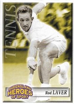2002 Courier Mail Sunday Mail Queensland Heroes of Sport #25 Rod Laver Front
