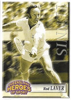 2002 Courier Mail Sunday Mail Queensland Heroes of Sport #28 Rod Laver Front