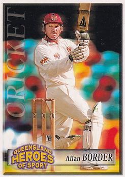 2002 Courier Mail Sunday Mail Queensland Heroes of Sport #29 Allan Border Front