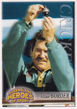 2002 Courier Mail Sunday Mail Queensland Heroes of Sport #30 Allan Border Front