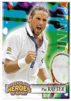 2002 Courier Mail Sunday Mail Queensland Heroes of Sport #33 Pat Rafter Front