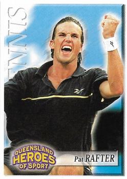 2002 Courier Mail Sunday Mail Queensland Heroes of Sport #35 Pat Rafter Front