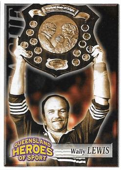 2002 Courier Mail Sunday Mail Queensland Heroes of Sport #38 Wally Lewis Front