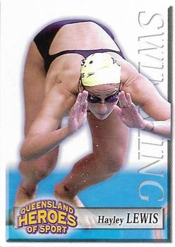 2002 Courier Mail Sunday Mail Queensland Heroes of Sport #44 Hayley Lewis Front
