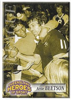 2002 Courier Mail Sunday Mail Queensland Heroes of Sport #62 Artie Beetson Front