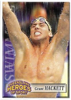 2002 Courier Mail Sunday Mail Queensland Heroes of Sport #66 Grant Hackett Front