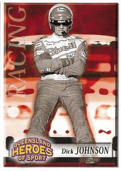 2002 Courier Mail Sunday Mail Queensland Heroes of Sport #75 Dick Johnson Front