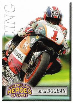 2002 Courier Mail Sunday Mail Queensland Heroes of Sport #83 Mick Doohan Front