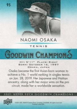 2021 Upper Deck Goodwin Champions - Turquoise #95 Naomi Osaka Back