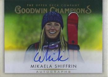 2021 Upper Deck Goodwin Champions - Autographs Horizontal #HA-MS Mikaela Shiffrin Front