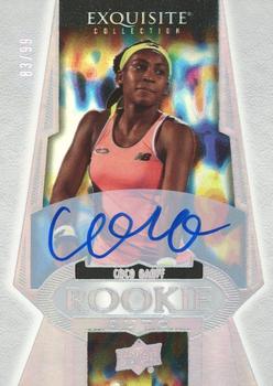 2021 Upper Deck Goodwin Champions - Exquisite Collection Rookie Autographs #RA-CG Coco Gauff Front