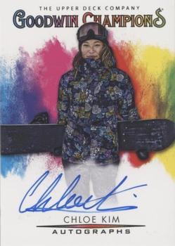 2021 Upper Deck Goodwin Champions - Splash of Color Autographs #SA-CK Chloe Kim Front