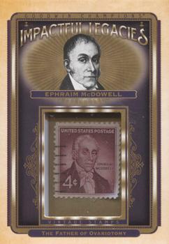 2021 Upper Deck Goodwin Champions - Impactful Legacies Stamp Relics #IL-13 Ephraim McDowell Front