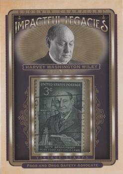 2021 Upper Deck Goodwin Champions - Impactful Legacies Stamp Relics #IL-18 Harvey Washington Wiley Front